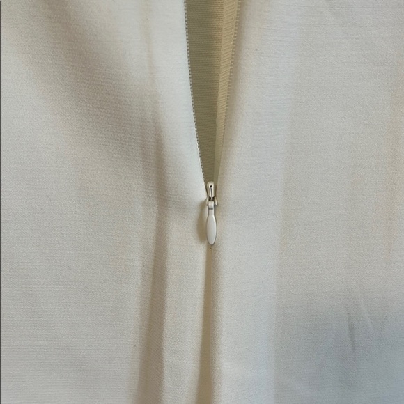 BCBGMaxAzria NWOT Mackensie Cream Sleeveless Asymmetric Skort Romper, Size 10 - Picture 12 of 12